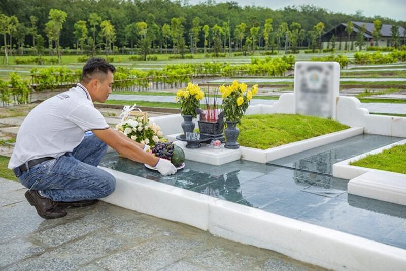 VỊ TRÍ ĐẶT BÁT HƯƠNG TRÊN MỘ CHUẨN PHONG THỦY