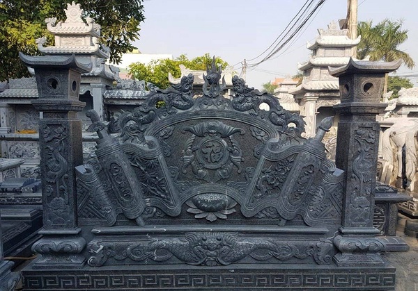 mẫu bình phong lăng mộ