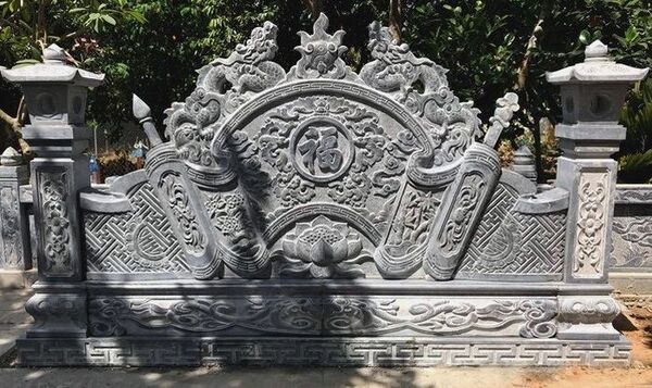 mẫu bình phong lăng mộ