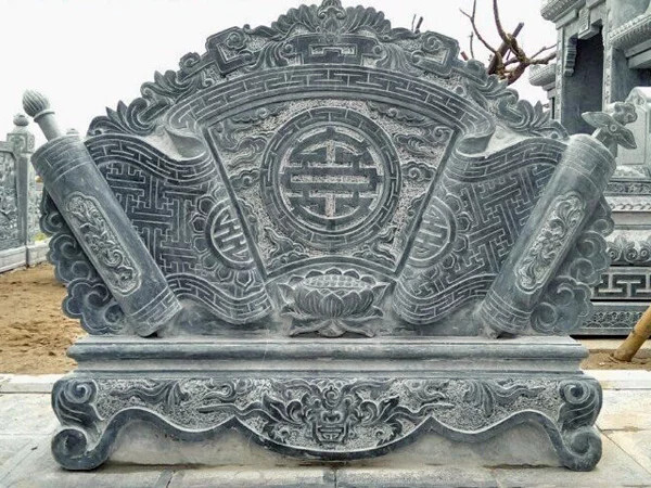 mẫu bình phong lăng mộ