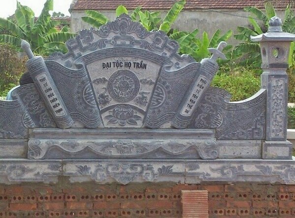 mẫu bình phong lăng mộ