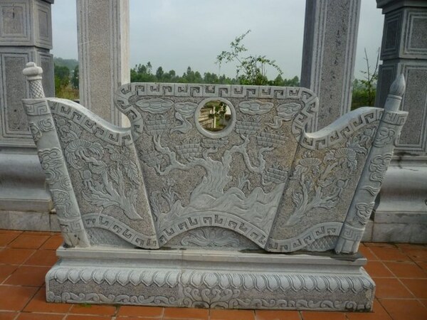 mẫu bình phong lăng mộ