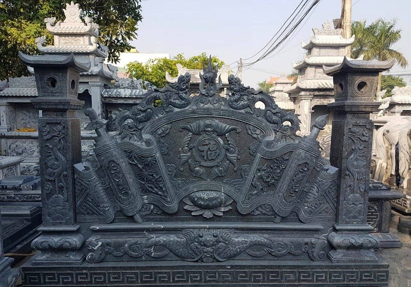 MẪU BÌNH PHONG LĂNG MỘ XÂY ĐẸP Ý NGHĨA CỦA BÌNH PHONG LĂNG MỘ