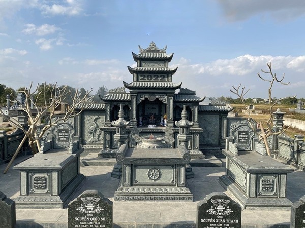mẫu khuôn viên lăng mộ gia đình