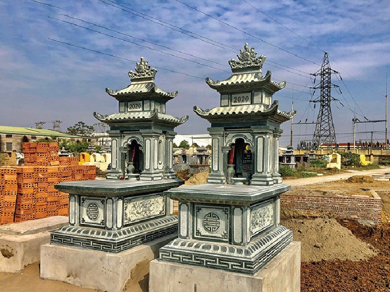 MẪU MỘ CÓ MÁI CHE THIẾT KẾ ĐẸP, CHUẨN PHONG THỦY TỐT