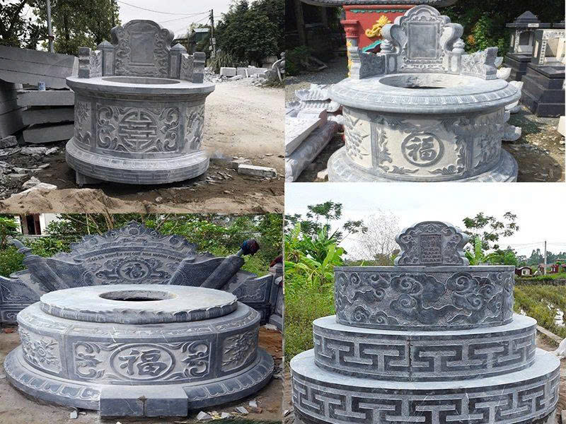 ƯU ĐIỂM VÀ Ý NGHĨA CỦA MẪU MỘ TRÒN ĐẸP CHO KHÔNG GIAN TÂM LINH