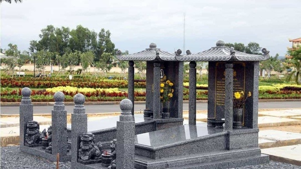 mẫu xây mộ đôi đẹp