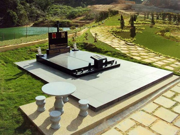 mẫu xây mộ đôi đẹp