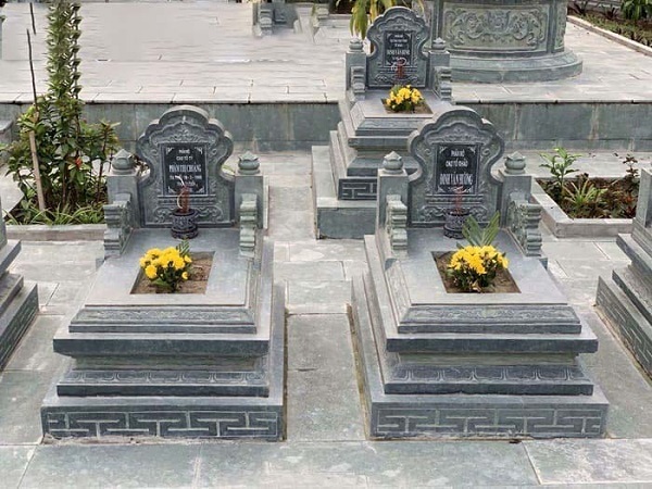 mẫu xây mộ đôi đẹp