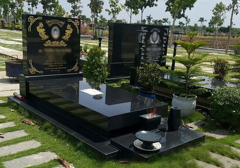 TỔNG HỢP CÁC MẪU MỘ ĐÁ GRANITE MÀU ĐEN PHỔ BIẾN