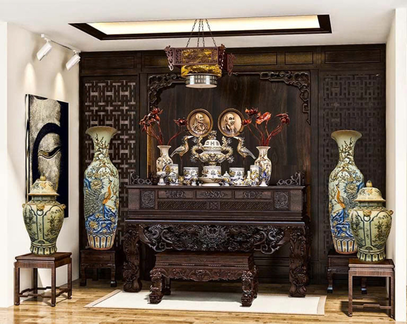 VĂN KHẤN LẬP BÀN THỜ THẦN LINH TRONG PHONG TỤC XƯA
