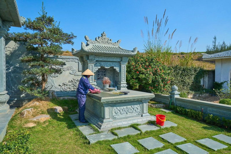 CÁCH VỆ SINH KHU LĂNG MỘ ĐỊNH KỲ ĐƠN GIẢN, SẠCH SẼ